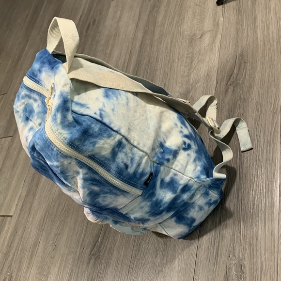 Herschel Supply Co. Cotton Casual Daypack Backpack Blue Tie Dye Soft‎ Bottom main image 5